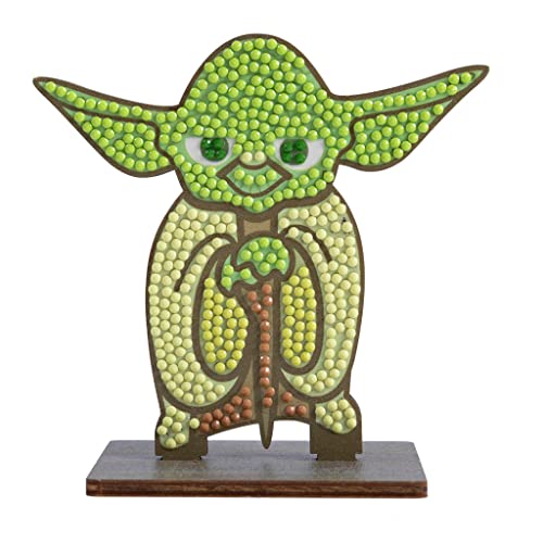 CRYSTAL ART Star Wars Yoda Diamant-Figuren-Set von CRYSTAL ART