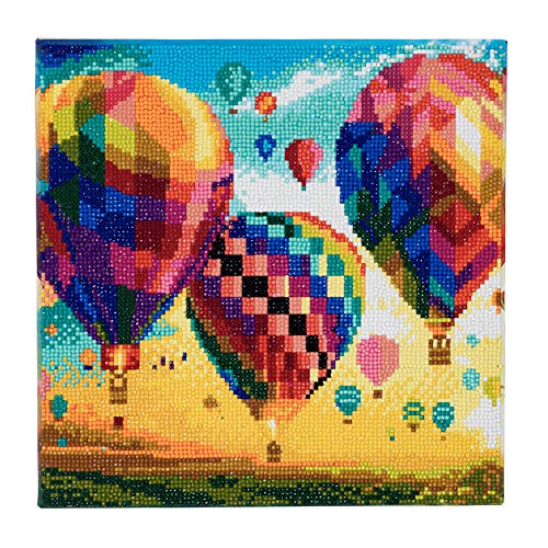 Crystal Art CAK-A46 Einhandmesser Rainbow mit Edelstahlclip 30x30cm Framed Kits, Multicolor, Einheitsgröße von CRYSTAL ART