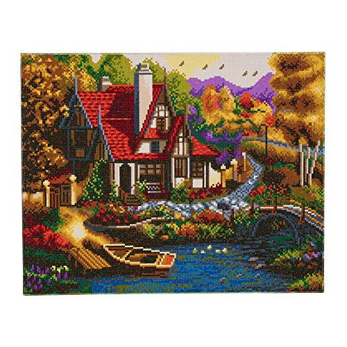 Crystal Art CAK-A56 40x50cm Landscape Framed Kit, Multicolor von CRYSTAL ART