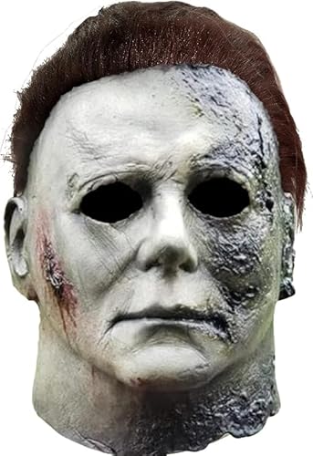 CSUJEE Halloween Maske Michael Myers Maske, Horror Maskerade Cosplay Party Maske, Michael Myers Kostüm Gruselige Cosplay Maske für Erwachsene, Stil 3, Medium von CSUJEE