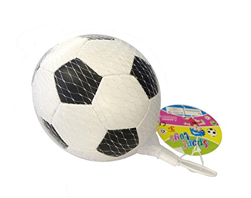 C&T 12 Stück Spielball Softball Baby Fußball 10 cm sehr weich (schwarz-Weiss) von CT