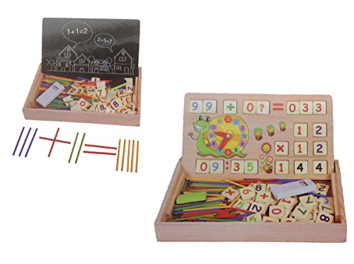 CT Montessori Mathe Spiel Lernbox mit Multifunktionen Zahlen Rechnen Lernuhr CT Montessori Mathe Spiel Lernbox mit Multifunktionen Zahlen Rechnen Lernuhr von CT