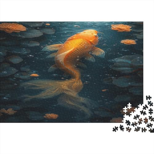 DIY Puzzles 1000pcs (75x50cm) Für Erwachsene Koi Puzzles Für Erwachsene Puzzle-Lernspiele Fische von CTAMM