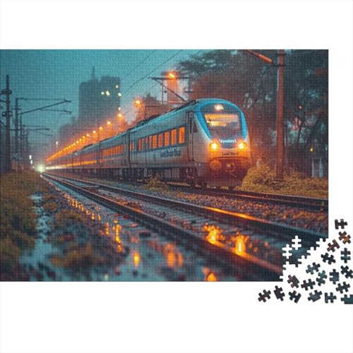 DIY Puzzles 1000pcs (75x50cm) Für Erwachsene Zug Puzzles Für Erwachsene Puzzle-Lernspiele Reiselandschaft von CTAMM