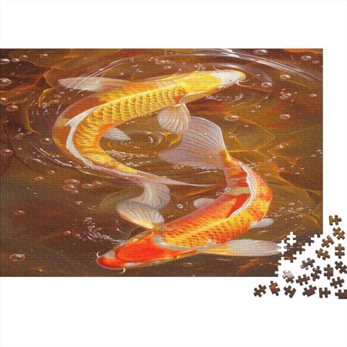 Koi 1000pcs (75x50cm) Puzzle Für Erwachsene Fische Rätsel,Schwieriges Rätsel,DIY Geschicklichkeitsspiele Für Die Ganze Familie von CTAMM