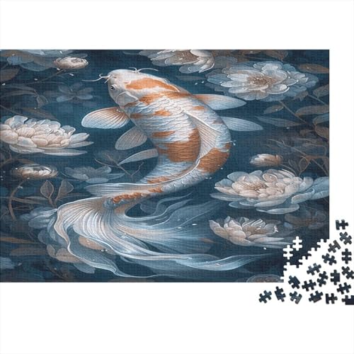 Koi Puzzle 1000pcs (75x50cm),Puzzle Für Erwachsene,Impossible Puzzle,Geschicklichkeitsspiel Für Die Ganze Familie,Puzzle Farbenfrohes,Fische von CTAMM