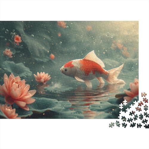 Koi Puzzle 1000pcs (75x50cm),Puzzle Für Erwachsene,Impossible Puzzle,Geschicklichkeitsspiel Für Die Ganze Familie,Puzzle Farbenfrohes,Fische von CTAMM