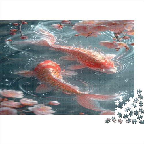 Koi Puzzle 1000pcs (75x50cm),Puzzle Für Erwachsene,Impossible Puzzle,Geschicklichkeitsspiel Für Die Ganze Familie,Puzzle Farbenfrohes,Puzzle Mit Fische von CTAMM