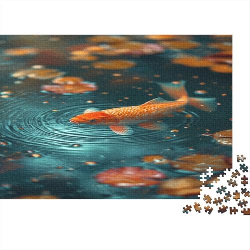 Koi Puzzle 1000pcs (75x50cm),Puzzle Für Erwachsene,Impossible Puzzle,Geschicklichkeitsspiel Für Die Ganze Familie,Puzzle Farbenfrohes,Puzzle Mit Fische von CTAMM