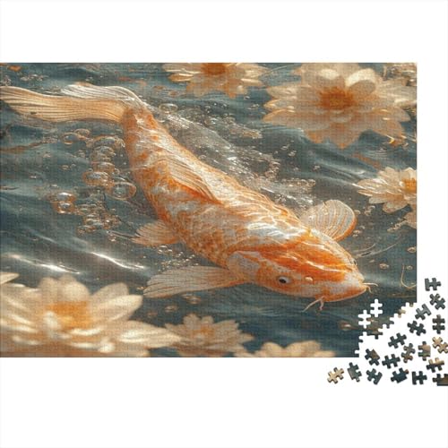 Koi Puzzles 1000pcs (75x50cm) Für Erwachsene Fische Puzzlespiel Heimdekorations Puzzle von CTAMM