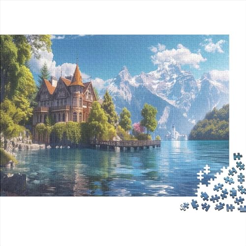 Küstenstadt 1000pcs (75x50cm) Puzzle Für Erwachsene Meerblick Geschicklichkeitsspiel-Rätsel von CTAMM