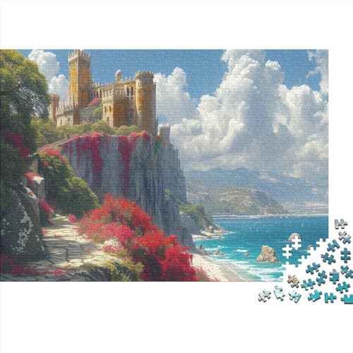 Küstenstadt 1000pcs (75x50cm) Puzzle Für Erwachsene Meerblick Geschicklichkeitsspiel-Rätsel von CTAMM