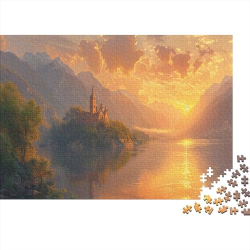 Puzzle 1000pcs (75x50cm),Puzzle Für Erwachsene,Puzzle Küstenstadt,Meerblick Puzzle Home Dekoration von CTAMM