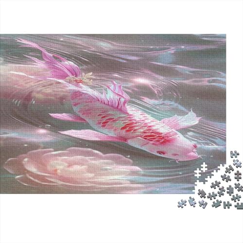 Puzzle Koi,1000pcs (75x50cm) Puzzle Für Erwachsene Ab 14 Jahren Fische Puzzle Home Dekoration Puzzle von CTAMM