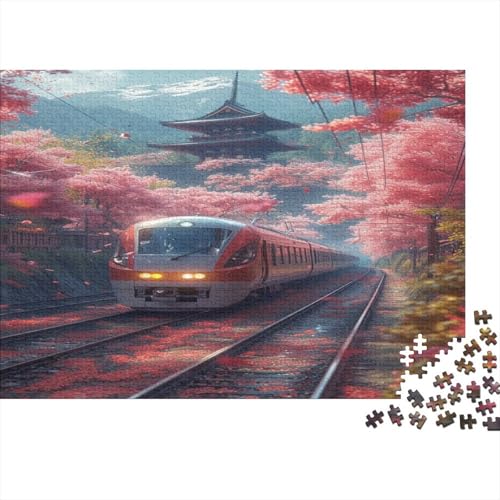 Puzzle Zug,1000pcs (75x50cm) Puzzle Für Erwachsene Ab 14 Jahren Reiselandschaft Puzzle von CTAMM