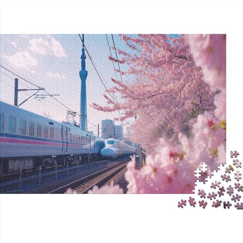 Puzzle Zug,1000pcs (75x50cm) Puzzle Für Erwachsene Ab 14 Jahren Reiselandschaft Puzzle von CTAMM