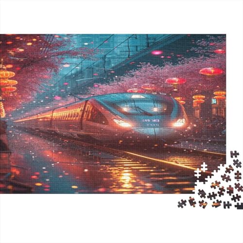 Puzzle Zug,1000pcs (75x50cm) Puzzle Für Erwachsene Ab 14 Jahren Reiselandschaft Puzzle von CTAMM