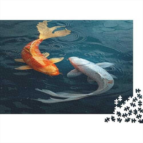 Puzzles 1000pcs (75x50cm) Für Erwachsene,Koi Puzzles Für Frauen Und Männer. Hochwertiges,präzises Ineinandergreifen Fische von CTAMM