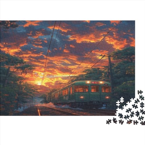 Puzzles 1000pcs (75x50cm) Für Erwachsene Zug Puzzles Für Erwachsene Puzzle-Lernspiele Reiselandschaft von CTAMM