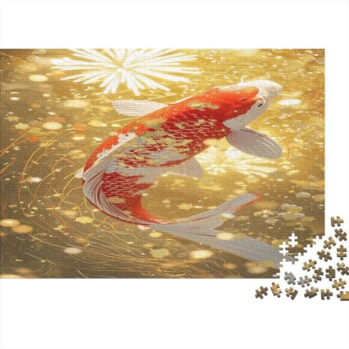 Puzzles Für Erwachsene 1000pcs (75x50cm),Koi Tolle Rätsel Für Erwachsene Fische Lustige Rätsel Für Männer Und Frauen von CTAMM