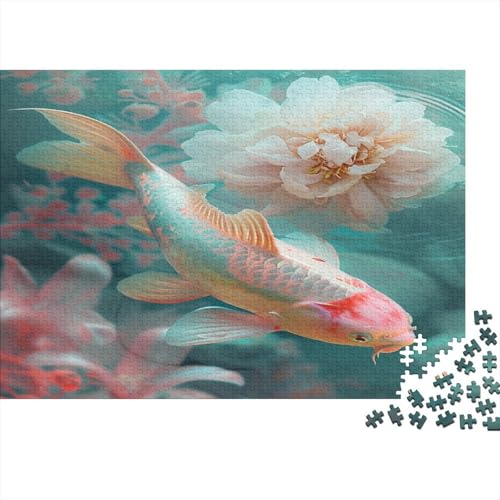 Puzzles Für Erwachsene Ab 1000pcs (75x50cm),Koi Familienspiele Zum Lernen Fische Puzzles Für Erwachsener Und Teenager von CTAMM