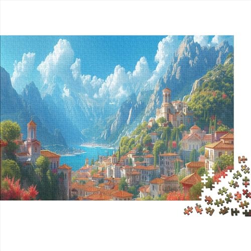 Puzzles Für Erwachsene Ab 1000pcs (75x50cm),Küstenstadt Familienspiele Zum Lernen Meerblick Puzzles Für Erwachsener Und Teenager von CTAMM