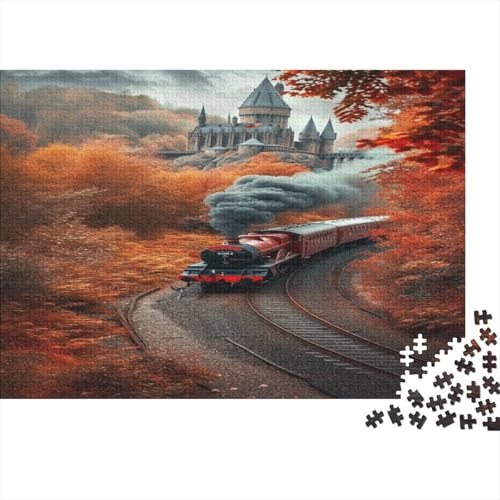 Zug Puzzle 1000pcs (75x50cm) Erwachsene Reiselandschaft Puzzle Erwachsene Geschicklichkeitsspiel Für Die Ganze Familie von CTAMM