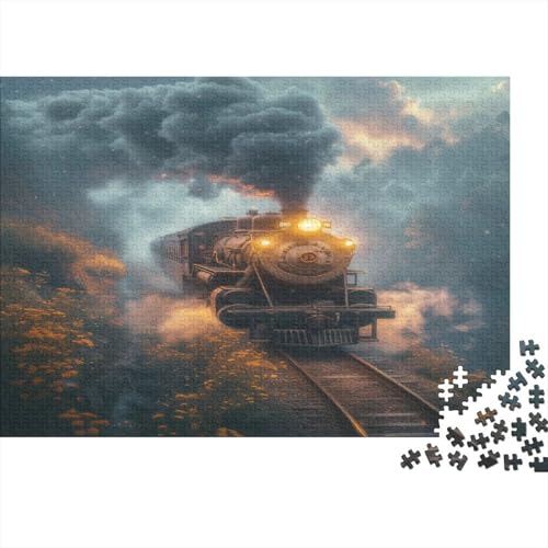 Zug Puzzle 1000pcs (75x50cm) Erwachsene Reiselandschaft Puzzle Erwachsene Geschicklichkeitsspiel Für Die Ganze Familie von CTAMM