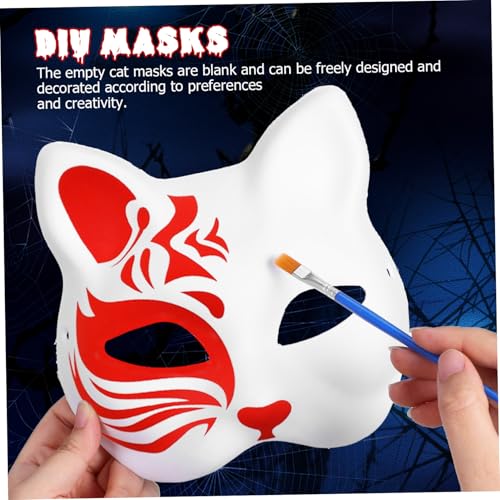 CTIRCHIU 12 Teiliges Katzenmasken Set Papier Katzenmaske Bemalbare Masken Damen Maskenballmaske Bemalbare Papiermaske Papiermasken Malmasken Partymaske Leere CTIRCHIU 12 Teiliges Katzenmasken Set Papier Katzenmaske Bemalbare Masken Damen Maskenballmaske Bemalbare Papiermaske Papiermasken Malmasken Partymaske Leere von CTIRCHIU