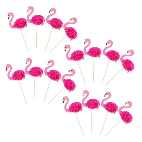 CTIRCHIU 30 Stück Hawaii Party Cake Picks Kreative Essbare Dekoration für Geburtstagskuchen Muffins und Desserts Flamingo Design für Unvergessliche Feiern CTIRCHIU 30 Stück Hawaii Party Cake Picks Kreative Essbare Dekoration für Geburtstagskuchen Muffins und Desserts Flamingo Design für Unvergessliche Feiern von CTIRCHIU