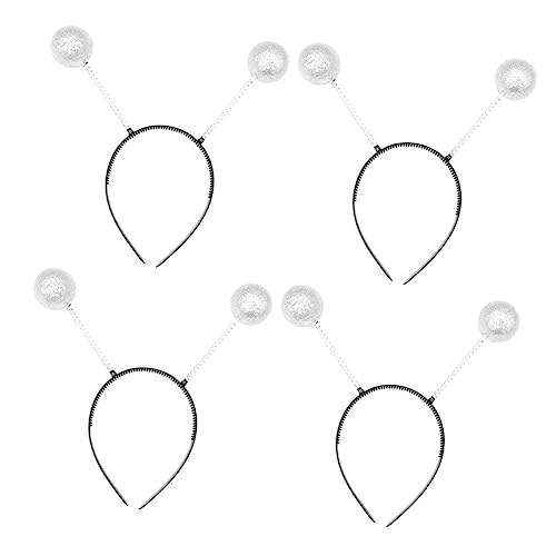 CTIRCHIU 4 Stück Teiliges Haarband mit Glänzenden Schaumstoffbällen Zarte Haarreifen für Party Cosplay und Festliche Anlässe Leichtes Komfortables Accessoire für Damen und Herren CTIRCHIU 4 Stück Teiliges Haarband mit Glänzenden Schaumstoffbällen Zarte Haarreifen für Party Cosplay und Festliche Anlässe Leichtes Komfortables Accessoire für Damen und Herren von CTIRCHIU