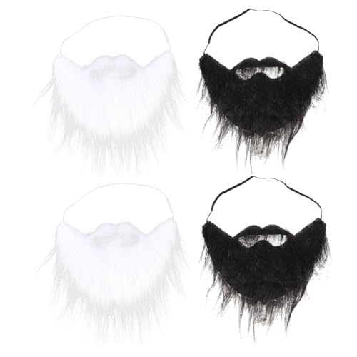 CTIRCHIU 4 Stück Teiliges Kostüm Verstellbaren Falschen Bärten und Schnurrbärten Realistisch Gestaltete Party Accessoires für Weihnachten Halloween Cosplay und Maskerade Passend für CTIRCHIU 4 Stück Teiliges Kostüm Verstellbaren Falschen Bärten und Schnurrbärten Realistisch Gestaltete Party Accessoires für Weihnachten Halloween Cosplay und Maskerade Passend für von CTIRCHIU