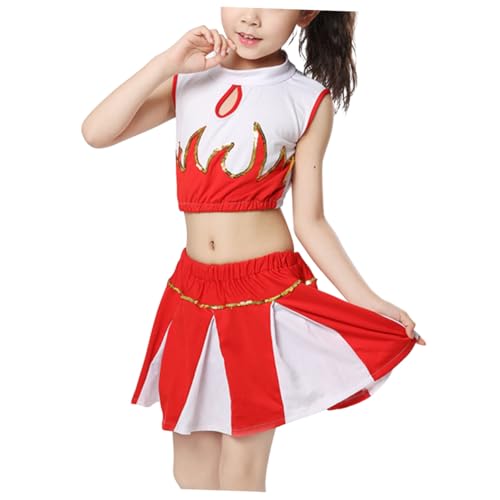 CTIRCHIU Cheerleading Uniform Mädchen Mehrfarbiges Tanzkostüm für Bequemes Langlebiges Performance Kleid für Bühne Party und Rollenspiel Einfach Auszuziehen für Auftritte CTIRCHIU Cheerleading Uniform Mädchen Mehrfarbiges Tanzkostüm für Bequemes Langlebiges Performance Kleid für Bühne Party und Rollenspiel Einfach Auszuziehen für Auftritte von CTIRCHIU