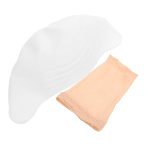 CTIRCHIU Halloween Glatze Kappe Weiß mit Haarnetz Realistische Faltige Glatzenmütze für Damen und Herren Einfach Anzuziehen für Halloween Cosplay Theater und Verkleidung CTIRCHIU Halloween Glatze Kappe Weiß mit Haarnetz Realistische Faltige Glatzenmütze für Damen und Herren Einfach Anzuziehen für Halloween Cosplay Theater und Verkleidung von CTIRCHIU