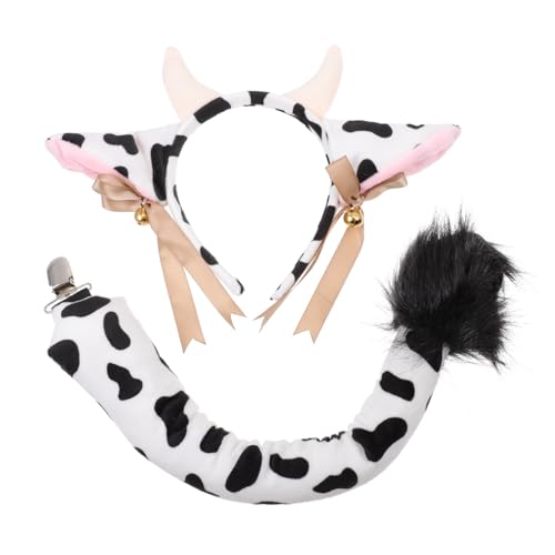 CTIRCHIU Plüsch Haarband Mit Kuh Motiven Weiches Material Stirnband Für Cosplay Party Accessoires Dekorative Stirnband Zubehör Set CTIRCHIU Plüsch Haarband Mit Kuh Motiven Weiches Material Stirnband Für Cosplay Party Accessoires Dekorative Stirnband Zubehör Set von CTIRCHIU