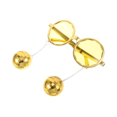 CTIRCHIU Lustige Disco Party Sonnenbrille Spiegelkugel Accessoire für Erwachsene Gelbe Brille Leicht und Kreativ für Fotos und Geschenke CTIRCHIU Lustige Disco Party Sonnenbrille Spiegelkugel Accessoire für Erwachsene Gelbe Brille Leicht und Kreativ für Fotos und Geschenke von CTIRCHIU