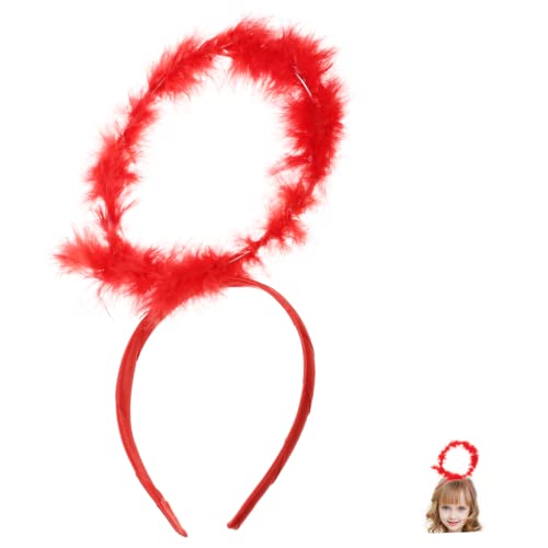 CTIRCHIU Rotes Engels Kopfschmuck Stirnband Cosplay Headdress für Halloween Karneval Party Kostüm Zubehör Geeignet Elegant und Langlebig CTIRCHIU Rotes Engels Kopfschmuck Stirnband Cosplay Headdress für Halloween Karneval Party Kostüm Zubehör Geeignet Elegant und Langlebig von CTIRCHIU
