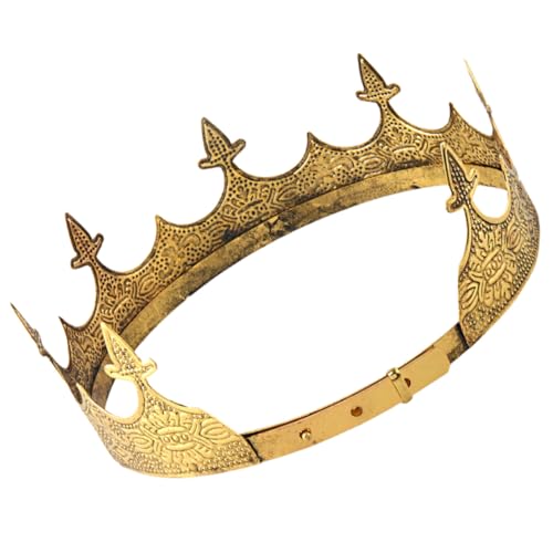 CTIRCHIU Verstellbare Antike Königskrone aus Leichtem Dekorativer Kopfschmuck für Erwachsene Königliches Accessoire für Party Cosplay und Bühnenauftritte CTIRCHIU Verstellbare Antike Königskrone aus Leichtem Dekorativer Kopfschmuck für Erwachsene Königliches Accessoire für Party Cosplay und Bühnenauftritte von CTIRCHIU