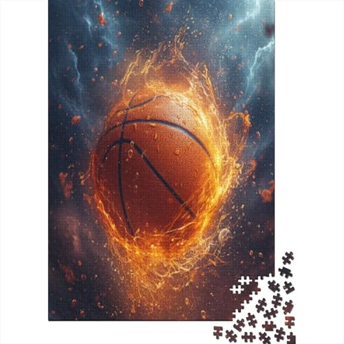 Basketball Puzzlespiel 1000 Teile Erwachsene -Puzzle 1000 Stück Spiel Puzzles Für Erwachsene Kinder Puzzle Erwachsenen Puzzlespiel Puzzel 1000pcs (75x50cm) von CTNEBUIIO