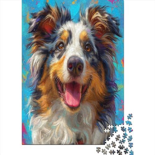 Deutscher Schäferhund Hund Puzzle 1000 Teile Puzzles Für Erwachsene Klassische Puzzles 1000 Teile Erwachsene Puzzlespiel Erwachsene 1000 Teile Erwachsenen Puzzlespiel Puzzel 1000pcs (75x50cm) von CTNEBUIIO