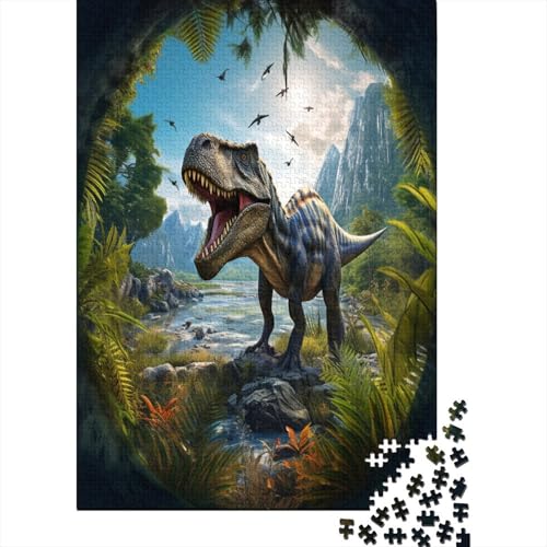 Dinosaurier Puzzle 1000 Teile Puzzle Für Erwachsene Und Kinder Ab 14 Jahren,Puzzlespiel Erwachsenen Puzzlespiel Puzzel 1000pcs (75x50cm) von CTNEBUIIO