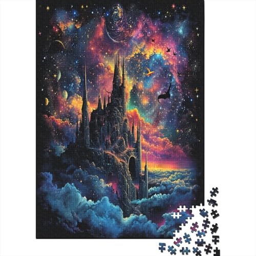 Dream Schloss Puzzle 1000 Teile Erwachsener Kniffel Spaß Für Die Ganze Familie - Abwechslungsreiche 1000 Puzzleteilige Motive Puzzlespiel Erwachsene, Puzzel 1000pcs (75x50cm) von CTNEBUIIO