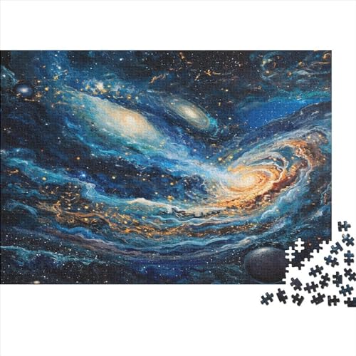 EIN Himmel voller Galaxien Puzzle 1000 Teile,Puzzle Für Erwachsene, Impossible Puzzle, GesKükenlichkeitsspiel Für Die Ganze Familie,Puzzle Legespiel- Erwachsenenpuzzle Puzzel 1000pcs (75x50cm) von CTNEBUIIO