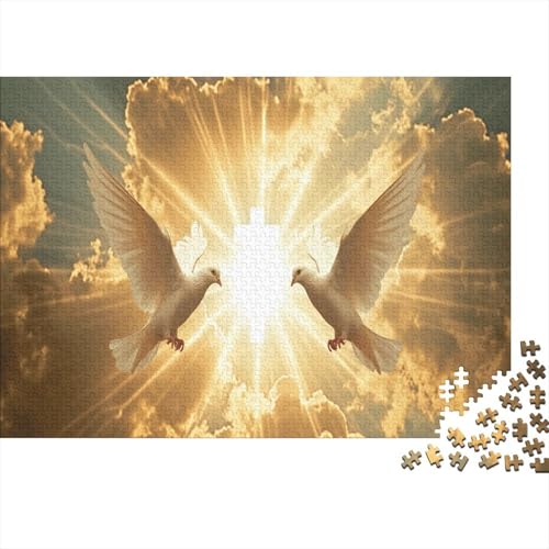 Kreuz 1000 Teile, Impossible Puzzle,Geschicklichkeitsspiel Für Die Ganze Familie, Erwachsenenpuzzle Ab 14 Jahren Puzzel 1000pcs (75x50cm) von CTNEBUIIO