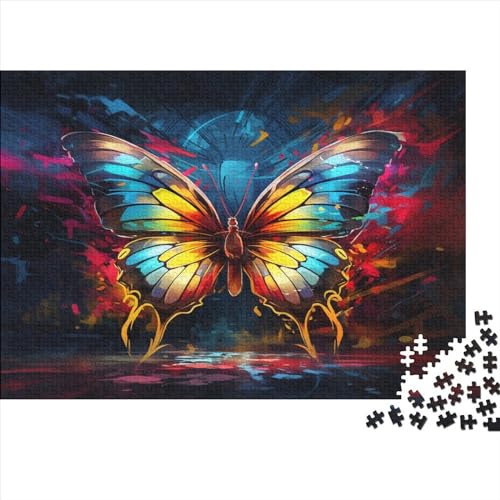 Schmetterling Puzzle 1000 Teile Erwachsene, Puzzlespiel Jigsaw Puzzles Erwachsenen Puzzlespiel Puzzel 1000pcs (75x50cm) von CTNEBUIIO