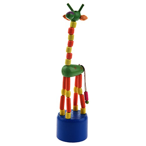 CTRLZS Kind Entwicklungs-Spielzeug Baby Tanzen Schaukeln stehend Giraffe Holzspielzeug von CTRLZS