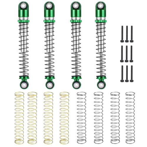 CTVACK Teile aufrüsten Kompatibel Mit Axial Für SCX24 90081 Für Deadbolt Für Gladiator Für Wrangler Aluminium 48 Mm Stoßdämpfer Dämpfer 1/24 RC Crawler Car Truck Parts(Color:3) von CTVACK