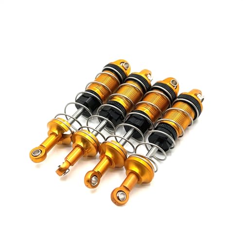 CTVACK Teile aufrüsten Kompatibel Mit MJX Für Hyper Go RC Car 16207,16208,16209,16210,H16H,H16E,H16P Ersatzteile Upgrade 16500 16510 Hydraulische Metallstoßdämpfer(Color:3) von CTVACK