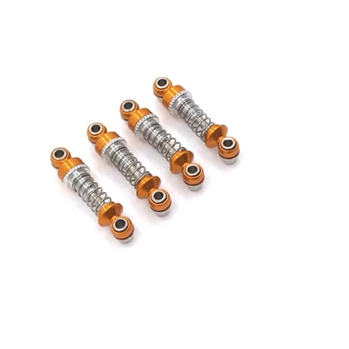 CTVACK Teile aufrüsten Kompatibel Mit Wltoys 1/28 284161 284010 284131 K969 K989 K999 Metall Stoßdämpfer Fernbedienung Auto Upgrade Teile Zubehör 4PCS(Color:1) von CTVACK