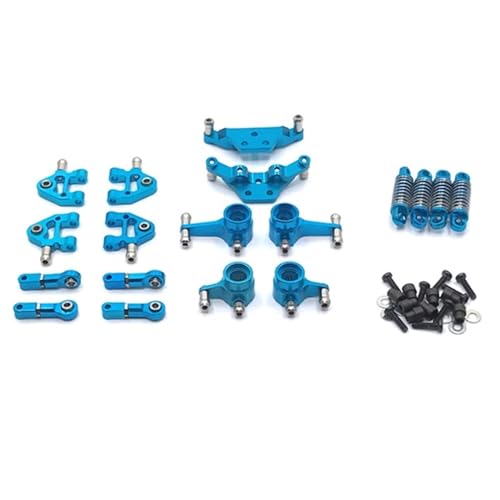 CTVACK Teile aufrüsten Kompatibel Mit Wltoys 284131 K969 K979 K989 K999 P929 Metall-Upgrade-Teile-Set, Aufhängungsarm, Stoßdämpfer, Lenkblock, RC-Autozubehör(Color:2) von CTVACK